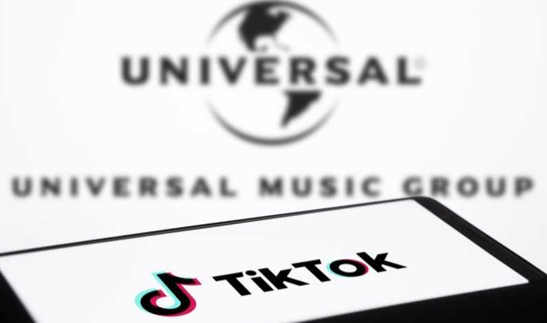 Logourile TikTok și Universal Music Group