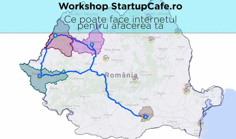 Workshop Startupcafe. Mini-tour pentru antreprenori: venim in Oradea, Timisoara, Cluj!