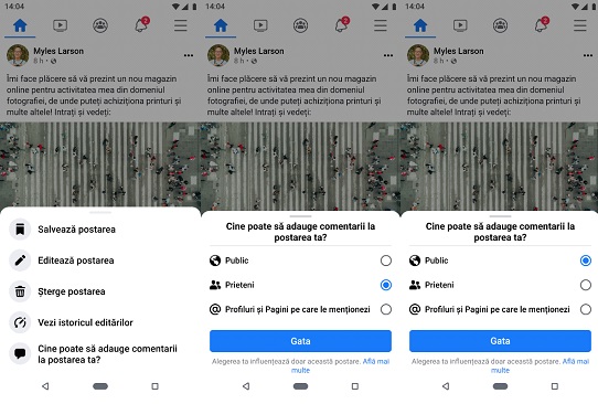 clockwise slipper waterfall Noi modificări la Facebook, prin care utilizatorii pot evita comentariile  negative