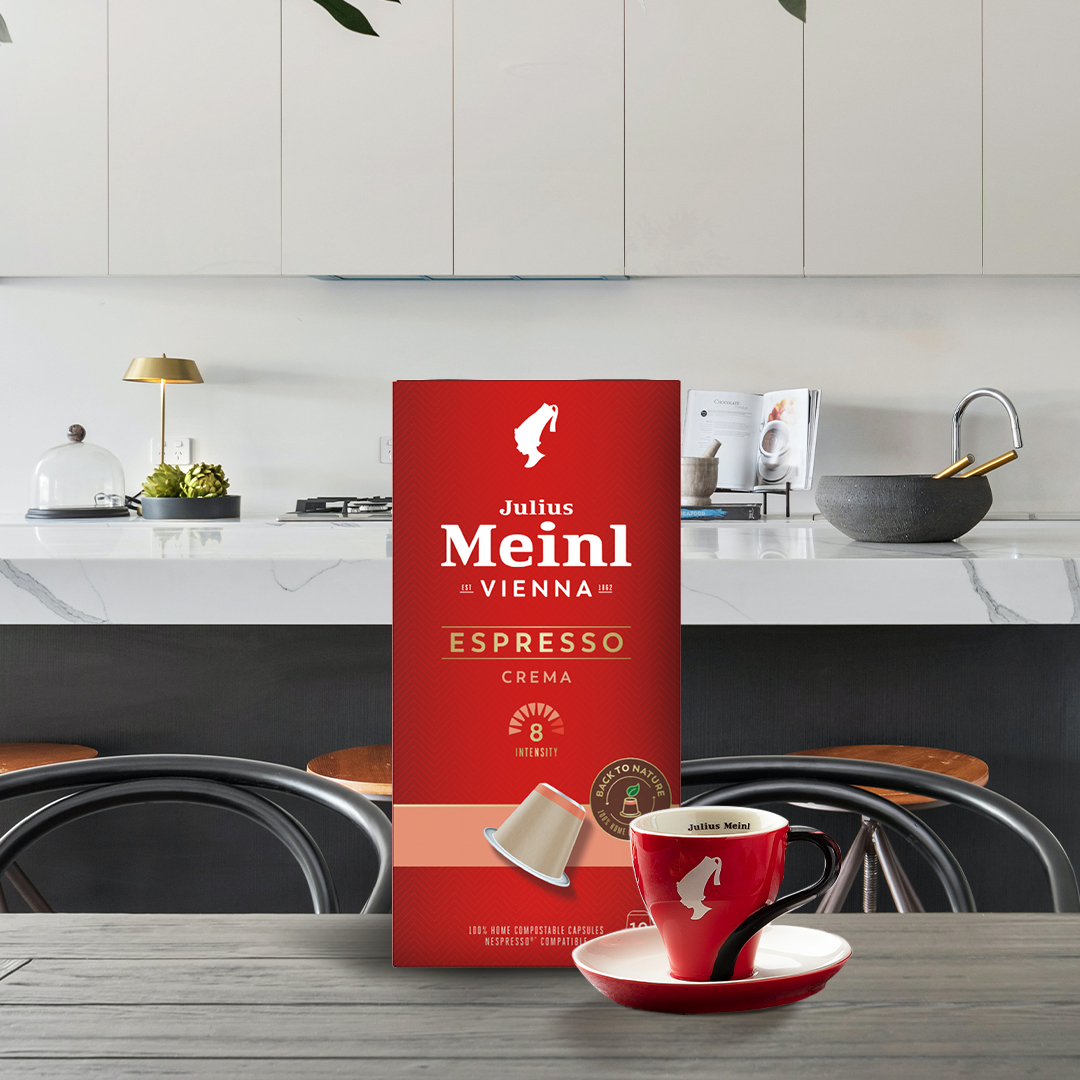 Unlike Grape topic P] Aroma vieneză a cafelei Julius Meinl poate fi savurată acum în capsule  100% compostabile domestic, compatibile Nespresso®*