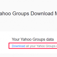 Yahoo Grup cum descarc date
