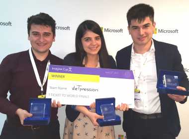 Trei studenti de la Politehnica din Bucuresti participa in SUA la finala celui mai mare concurs de inovatie Microsoft
