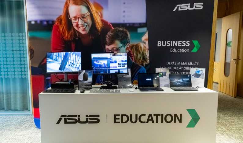 ASUS dotează laboratorul TIC al liceului câștigător 