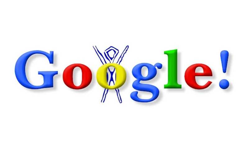Primul Google Doodle, Burning Man 1998