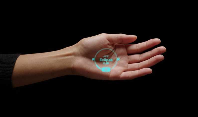 Proiectorul Humane Ai Pin, acționat prin gesturi