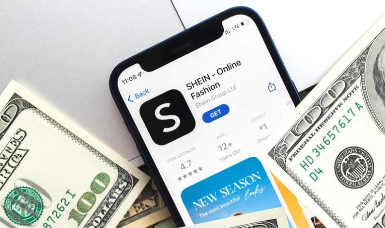 Aplicația Shein pe iPhone, lângă bani