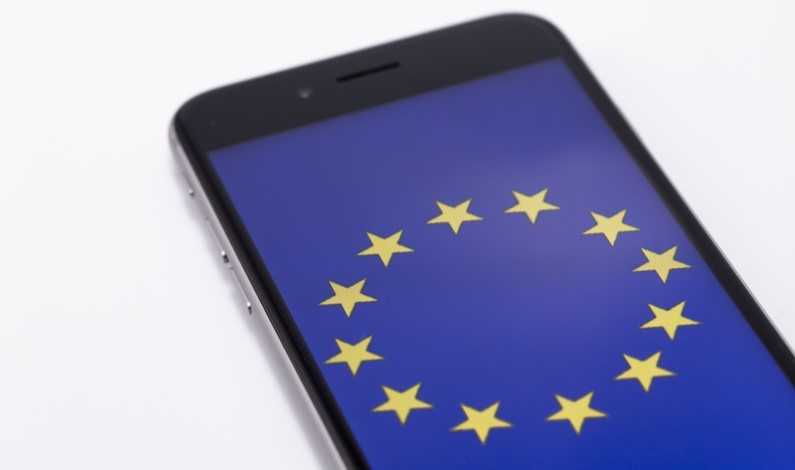 Steagul Uniunii Europene pe iPhone