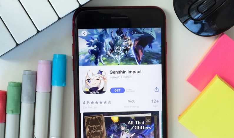 Jocul Genshin Impact pe iPhone