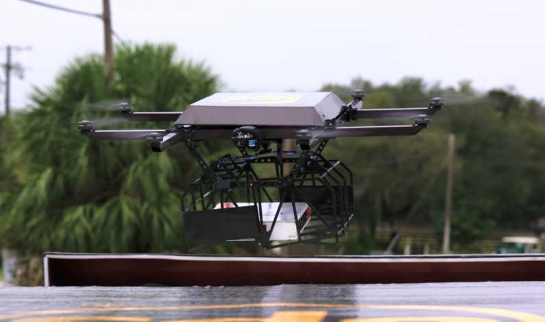 VIDEO O companie de curierat a inceput testele livrarii cu drone